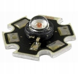 

Dioda mocy power Led 1W z radiatorem Biała zimna