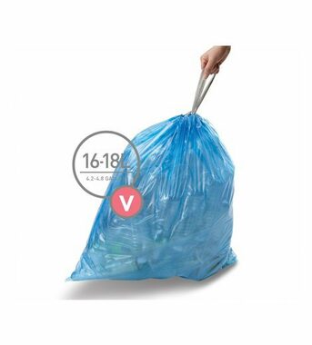 Levně Sáčky na odpadky Simplehuman 16 18 L typ V/schované/op. 20 ks