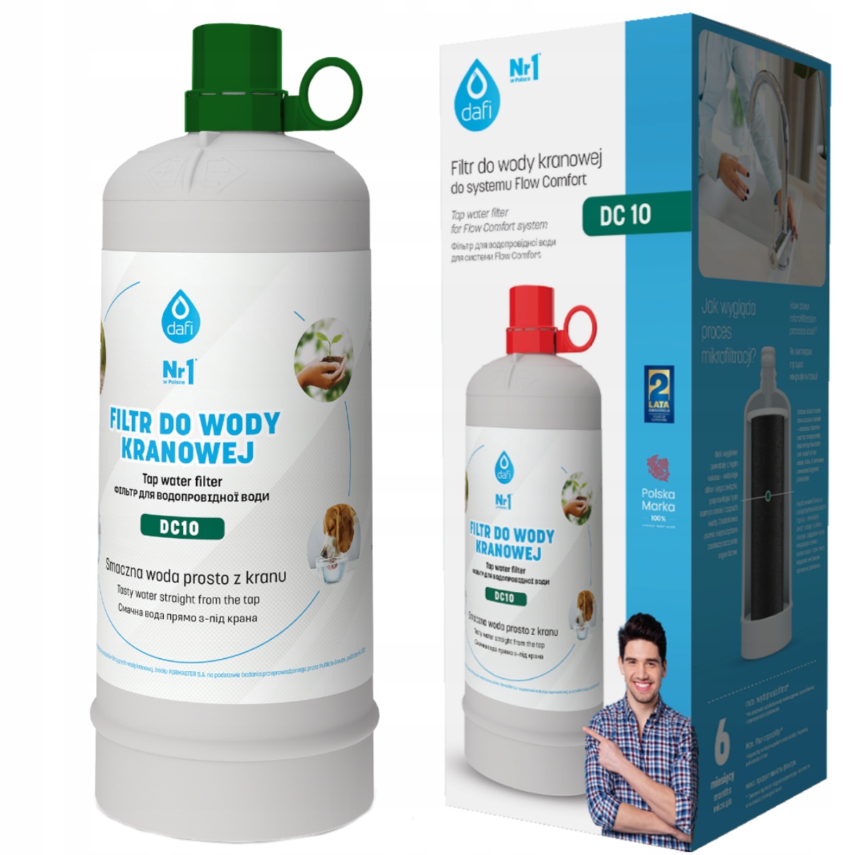 Wymienny wkład filtrujący Dafi Flow Comfort DC10