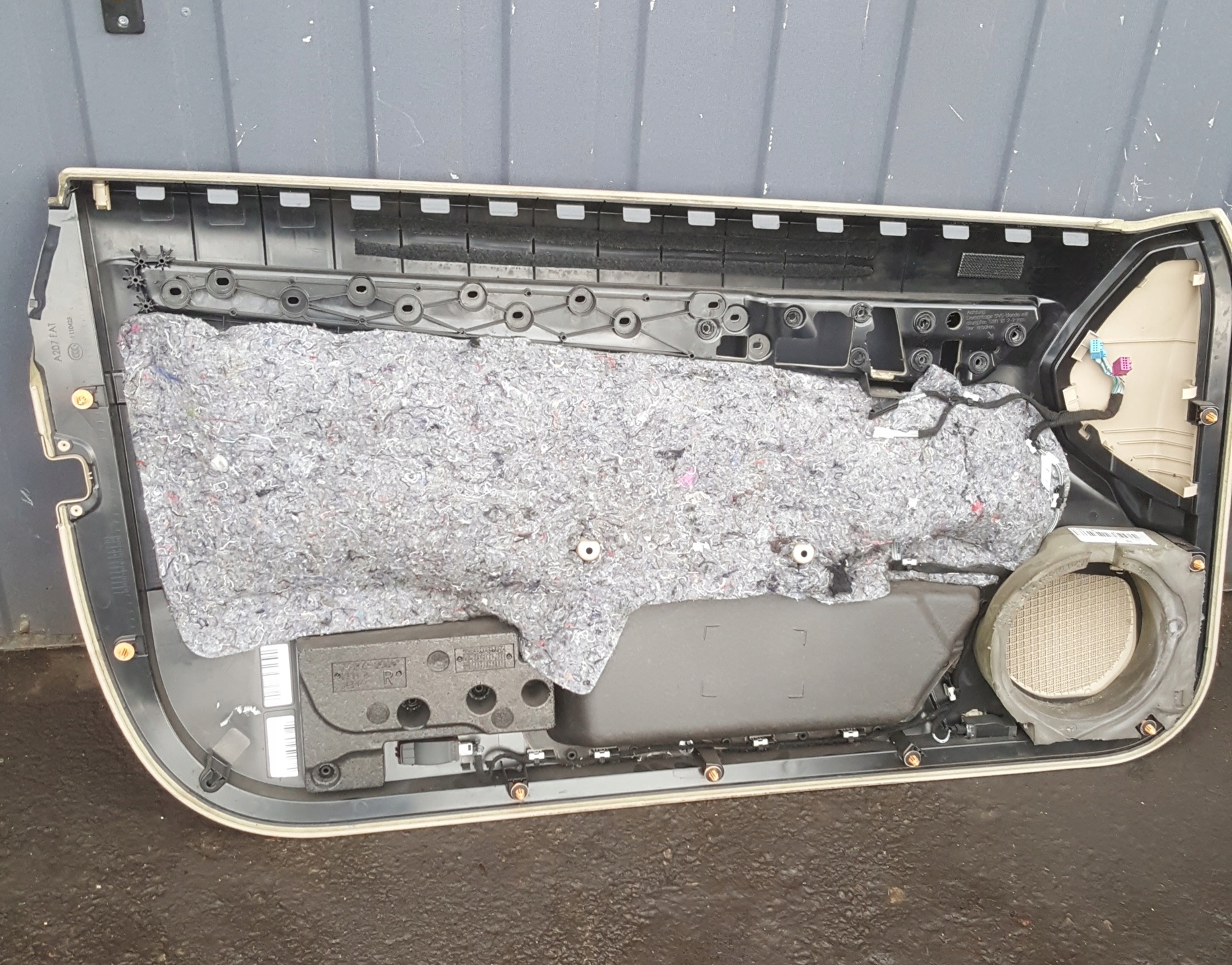 upholstery side Z door right front MERCEDES E W207 COUPE OE EU