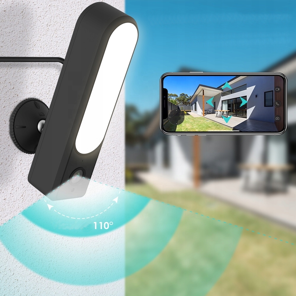 KAMERA Z LAMPĄ LED BEZPRZEWODOWA ZEWNĘTRZNA WIFI Kod producenta BEZPRZEWODOWA ZEWNĘTRZNA WIFI