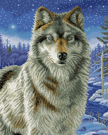 Diamantová mozaika na kroně 40x50 Ipicasso-pl