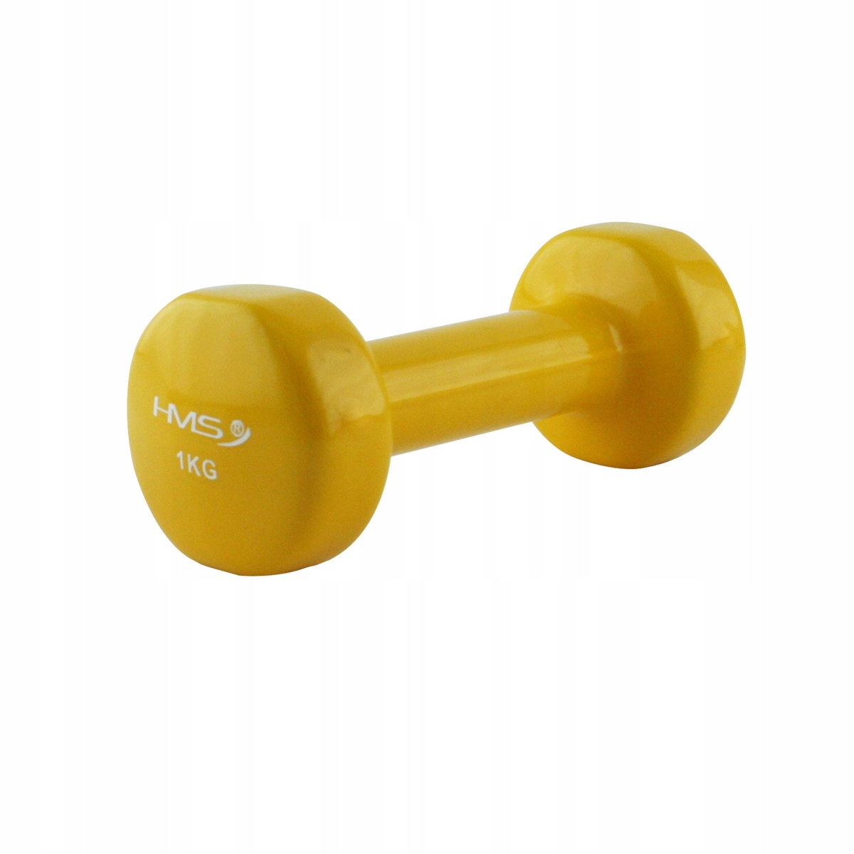 CIĘŻAREK ŻELIWNY POKRYTY WINYLEM 1.0 KG HMS TRENINGOWY FITNESS AEROBIK