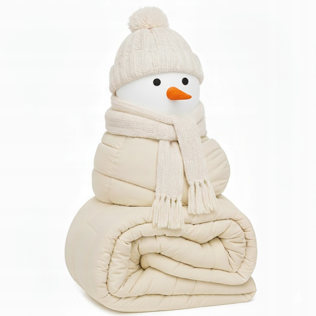 Zimní Přikrývka 160 x 200 cm Ovčí Vlna Přírodní, Hrubá, Teplá Na Léta Pl