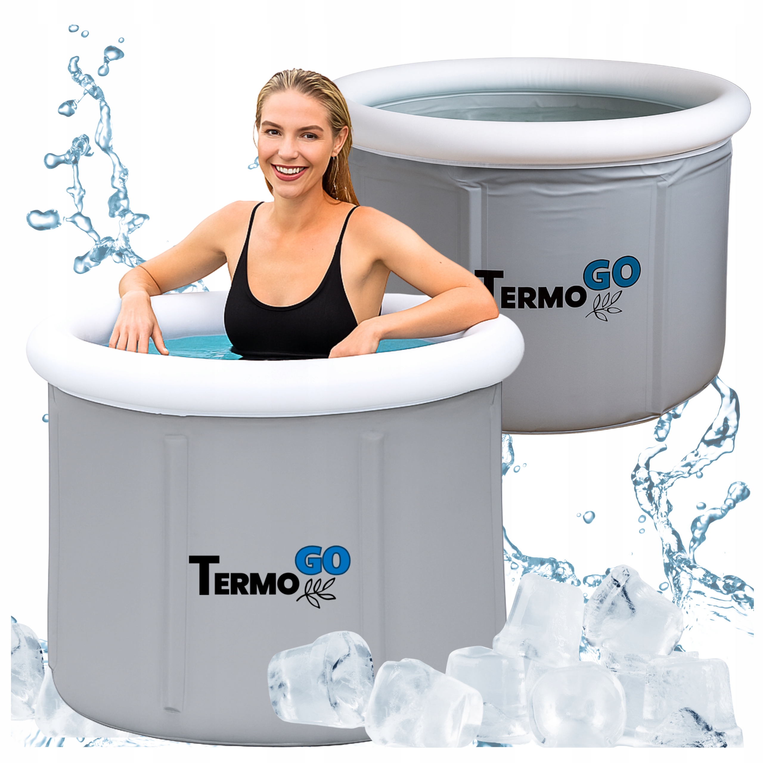 Morská vaňa Ice Tube Ľadový kúpeľ Regenerácia Zdravie 370L