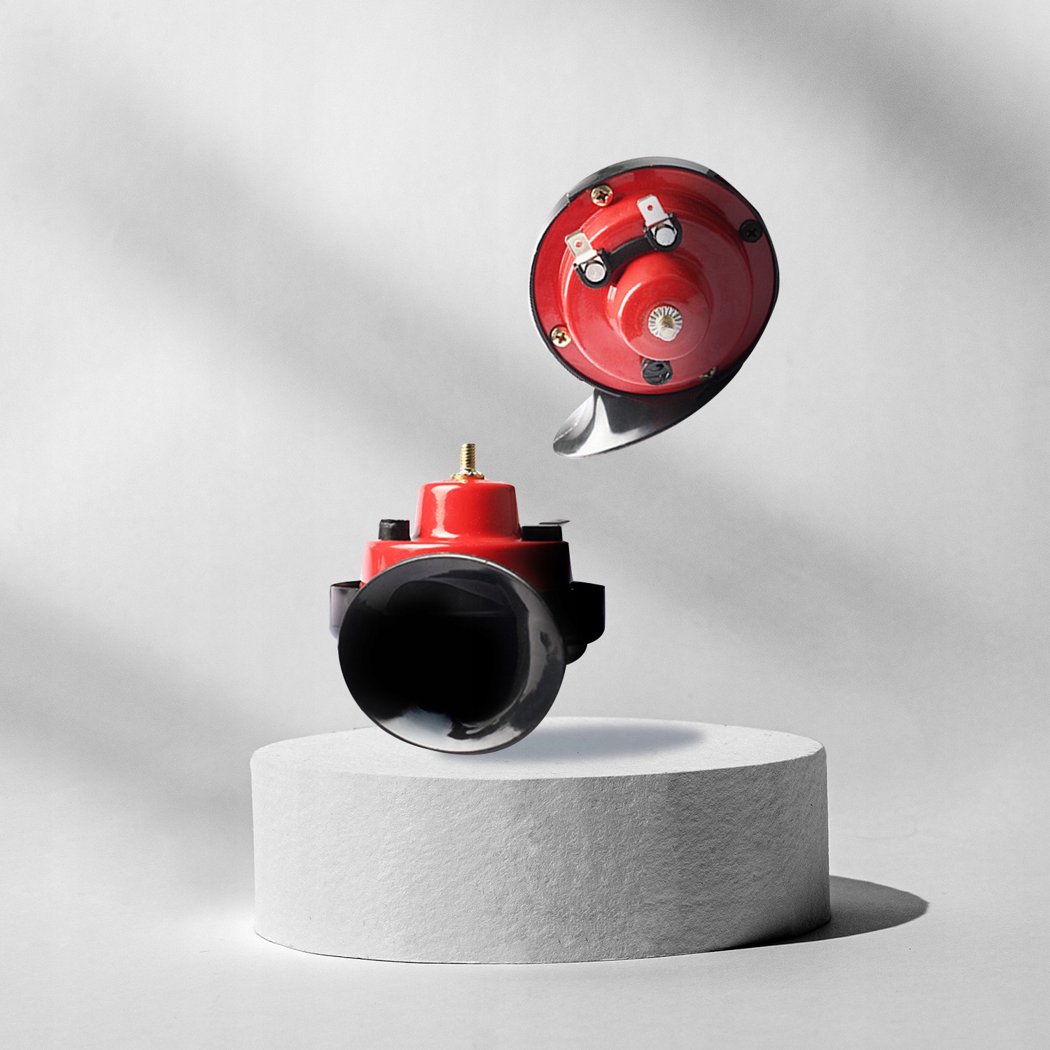 2x GŁOŚNY Ślimak Sygnał Dźwiękowy KLAKSON 12V 100DB do samochodu motocykla Numer katalogowy części DONOŚNY DŹWIĘK KONSTRUKCJA