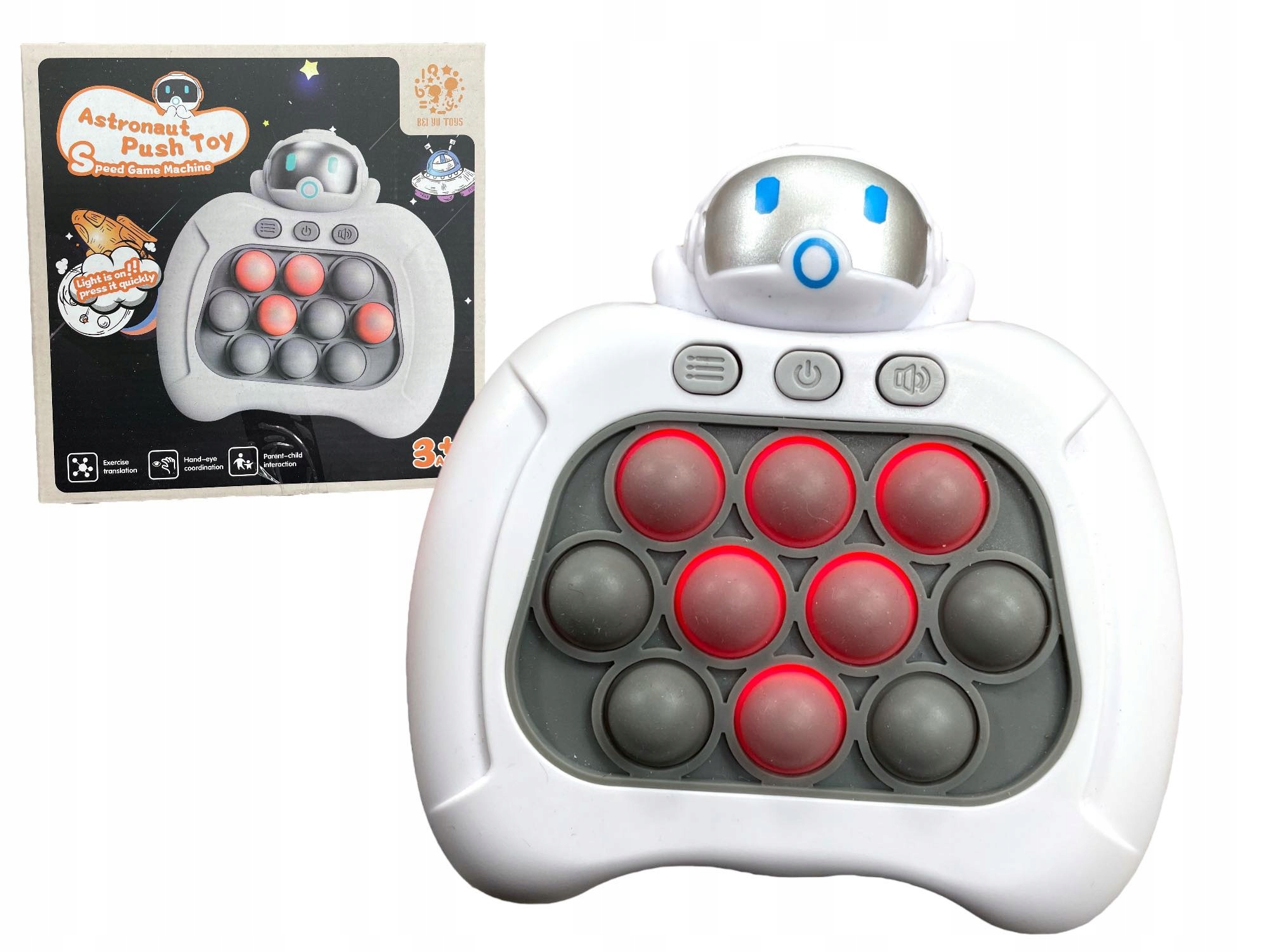 POP IT GRA ELEKTRONICZNA robot ANTYSTRESOWA ZRĘCZNOŚCIOWA SENSORYCZNA POPIT