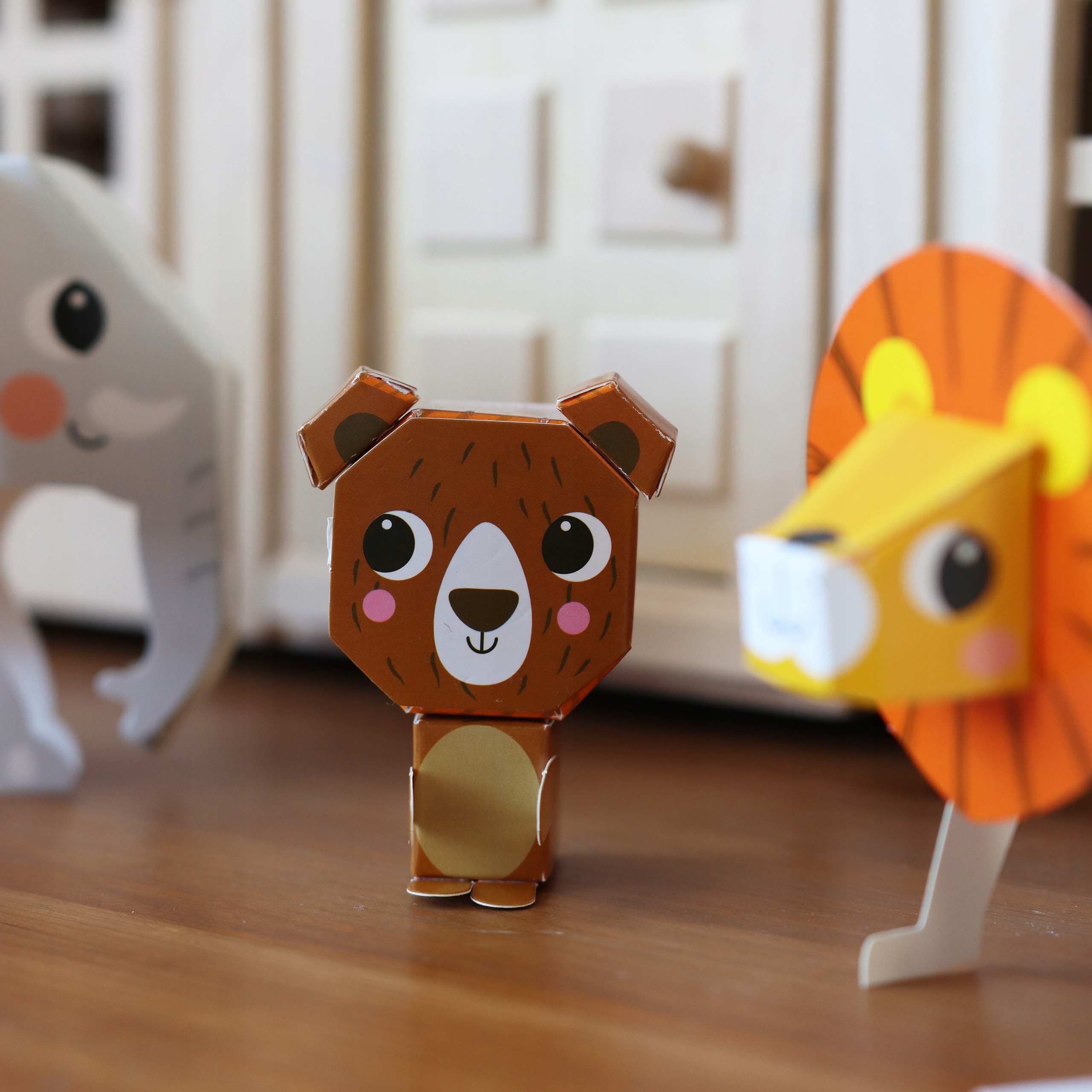 ZESTAW ORIGAMI 3D KREATYWNY DIY ZWIERZĘTA WOOPIE Bohater brak