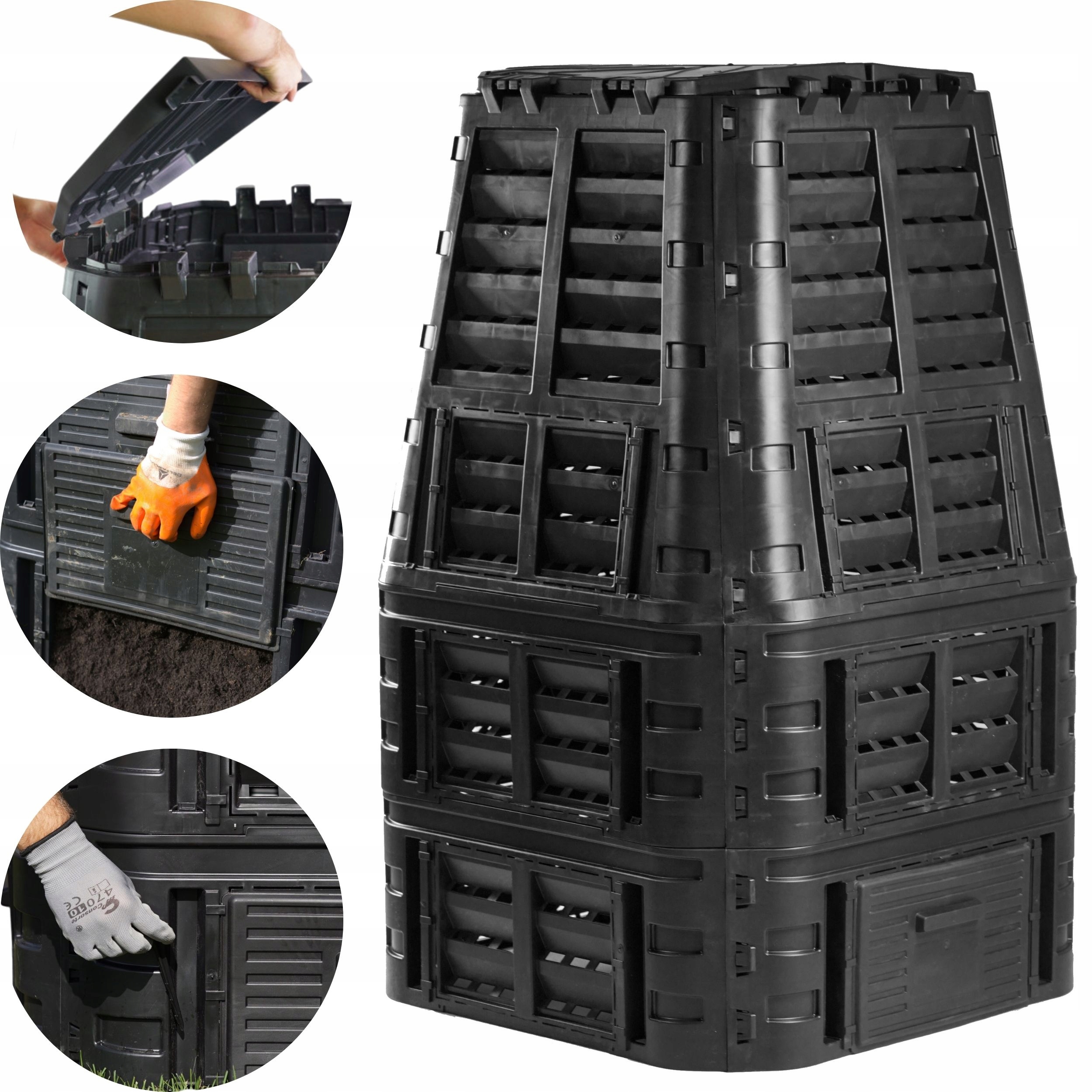 Kompostér 1000 l Nádoba na kompost do záhrady