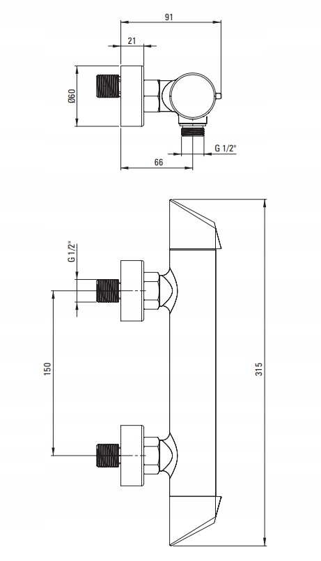 Bateria prysznicowa ścienna Deante Arnika czarna EAN (GTIN) 5908212074169