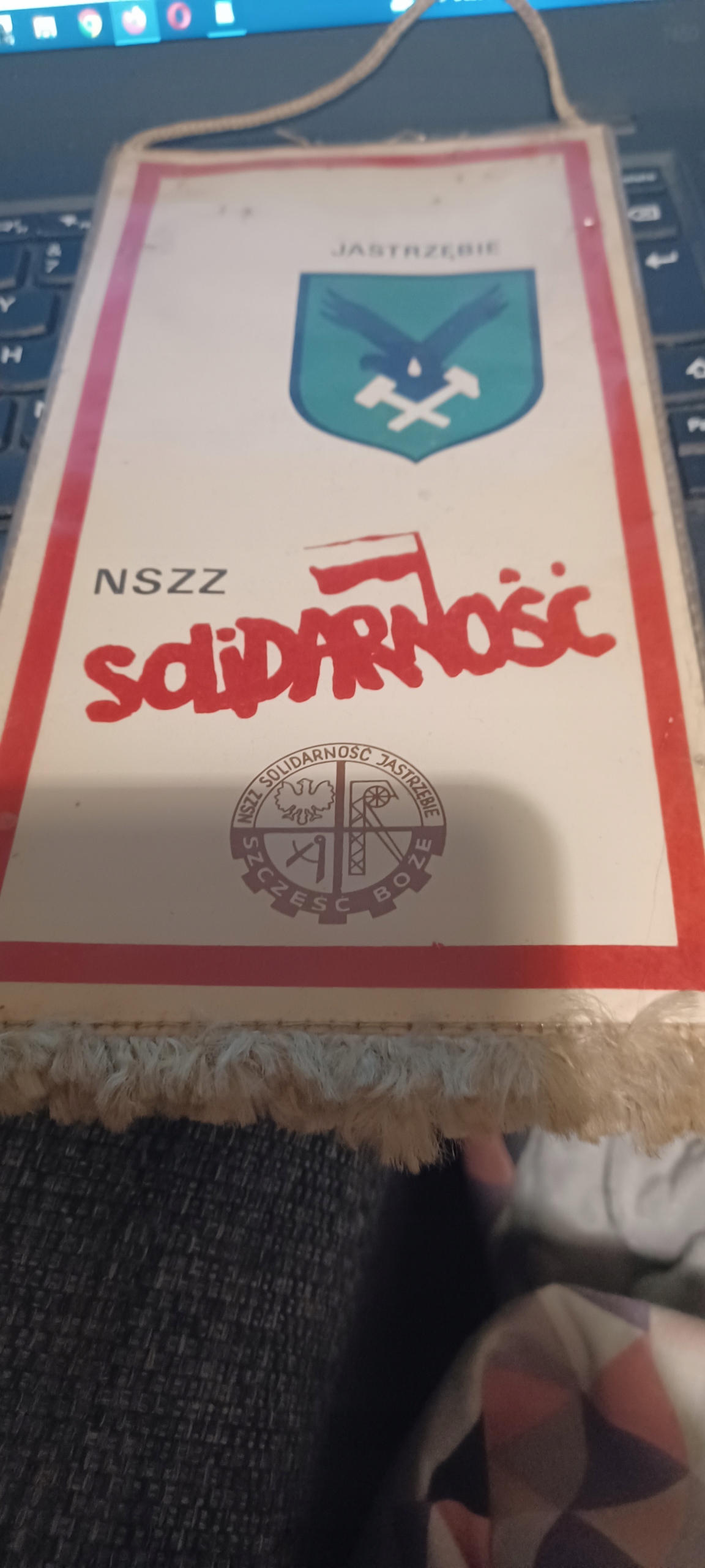 Proporczyk NSZZ Solidarność Jastrzębie 1980