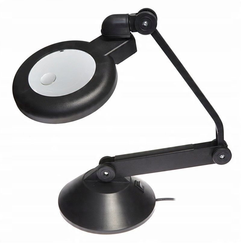 

Lampa z lupą Yh 728 90mm 3D-10D ramie łamane black
