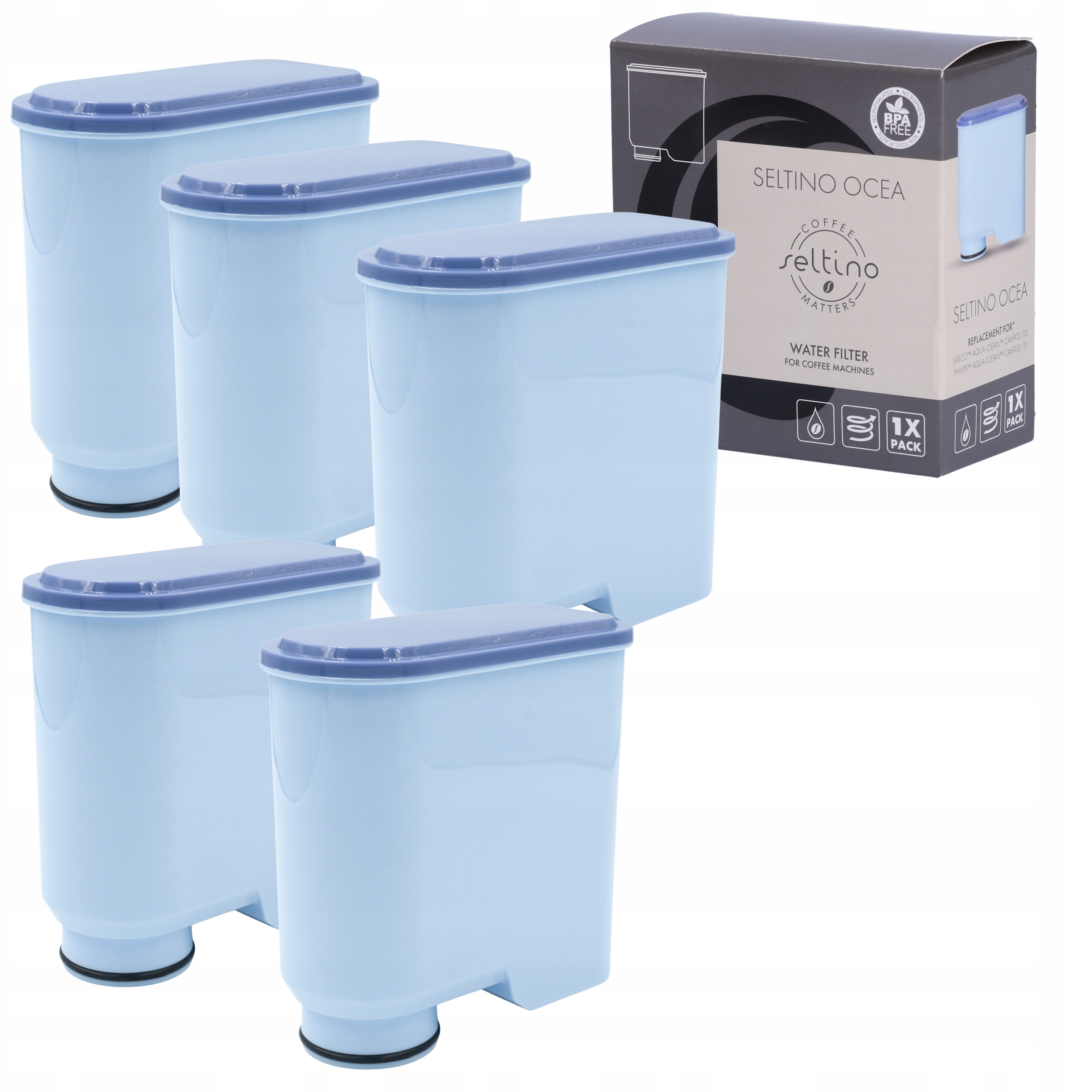 

5x Filtr do ekspresu Philips z systemem AquaClean