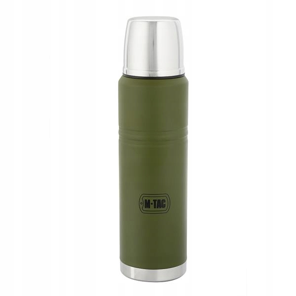 Termos Turystyczny Wojskowy Metalowy Stalowy M Tac 750ml Oliwkowy