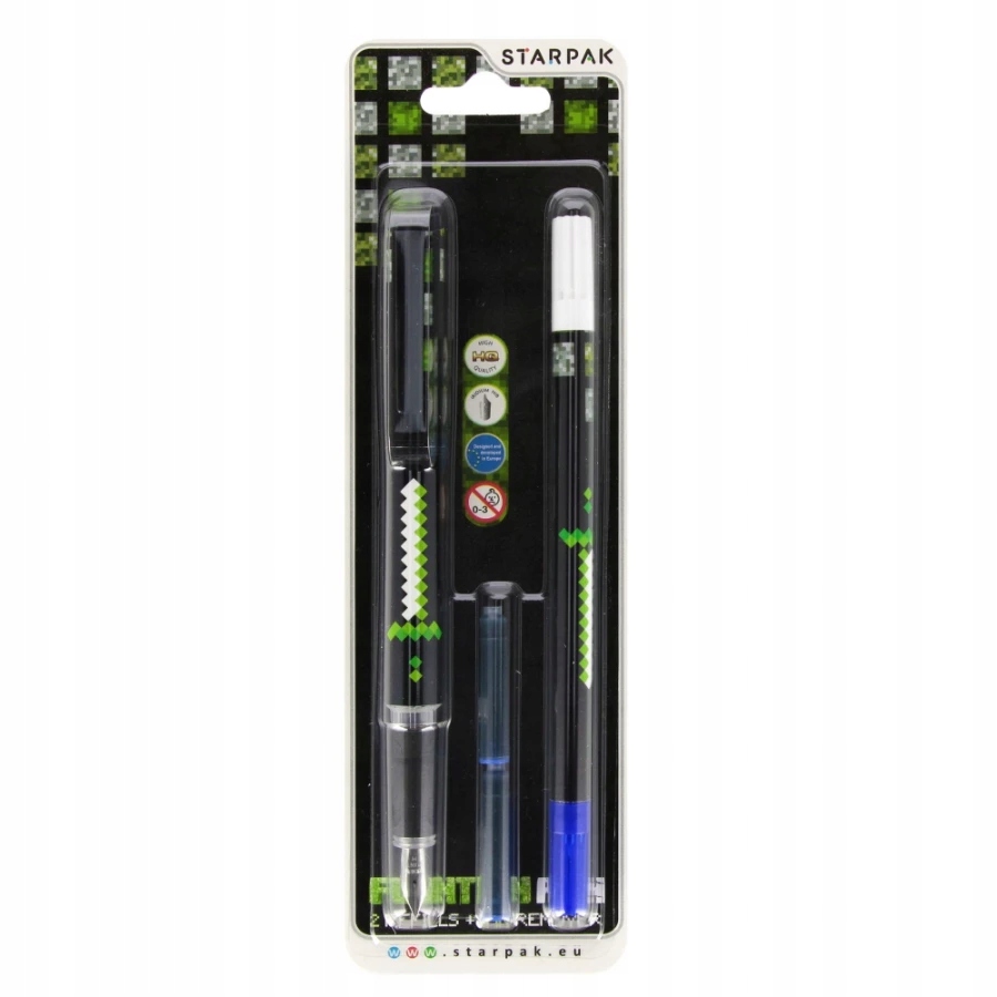 PIÓRO WIECZNE NA NABOJE WYMAZYWACZ DO PIÓRA ZMAZIK PIXEL PIKSELE GRA EAN (GTIN) 5905523633641