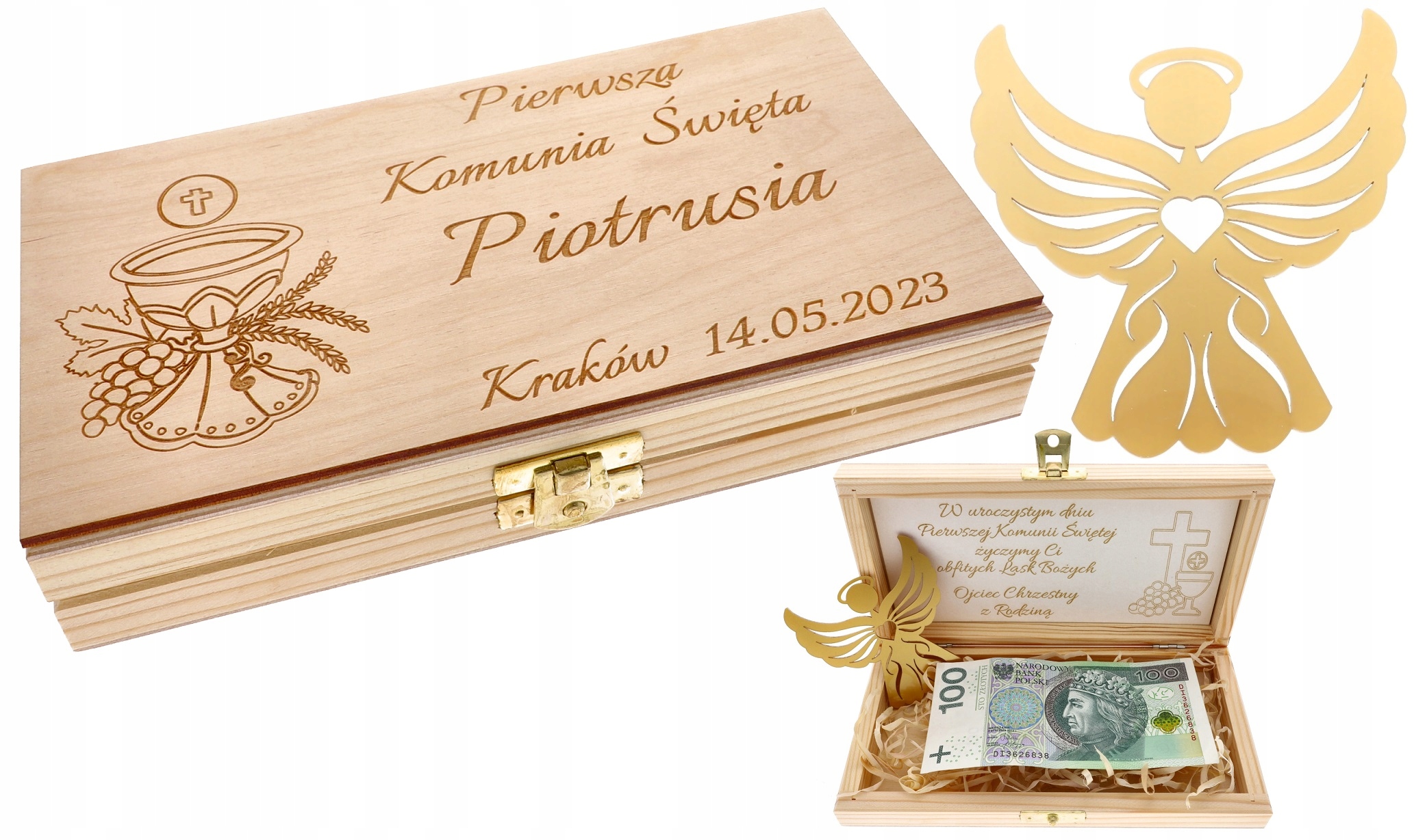 

Pudełko Na Pieniądze Pamiątka Komunii Świętej
