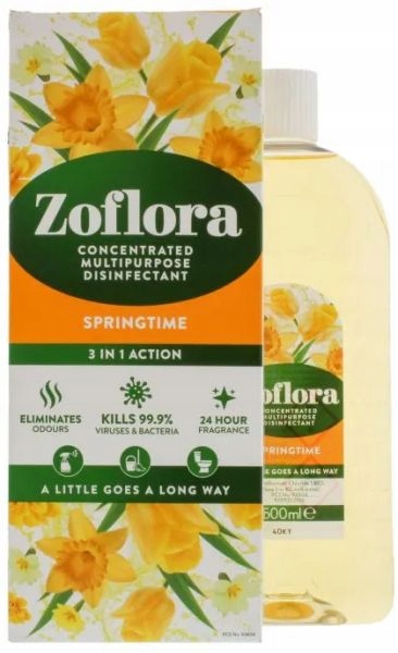 Zoflora Koncentrat Czyszczący Wielofunkcyjny Springtime 500ml Marka Zoflora