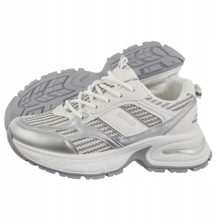 Buty Damskie Obuwie Sportowe Sneakersy Big Star Białe RR274A195