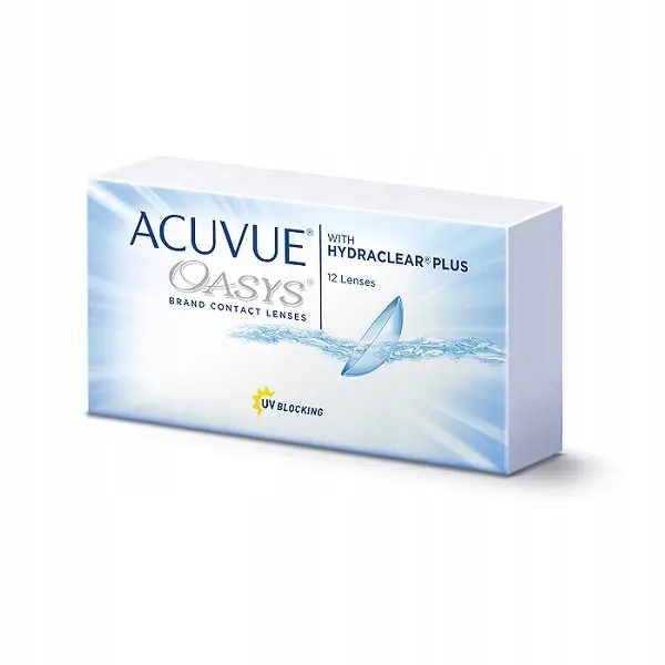 Soczewki dwutygodniowe Acuvue Oasys 12 szt. BC 8,4 moc