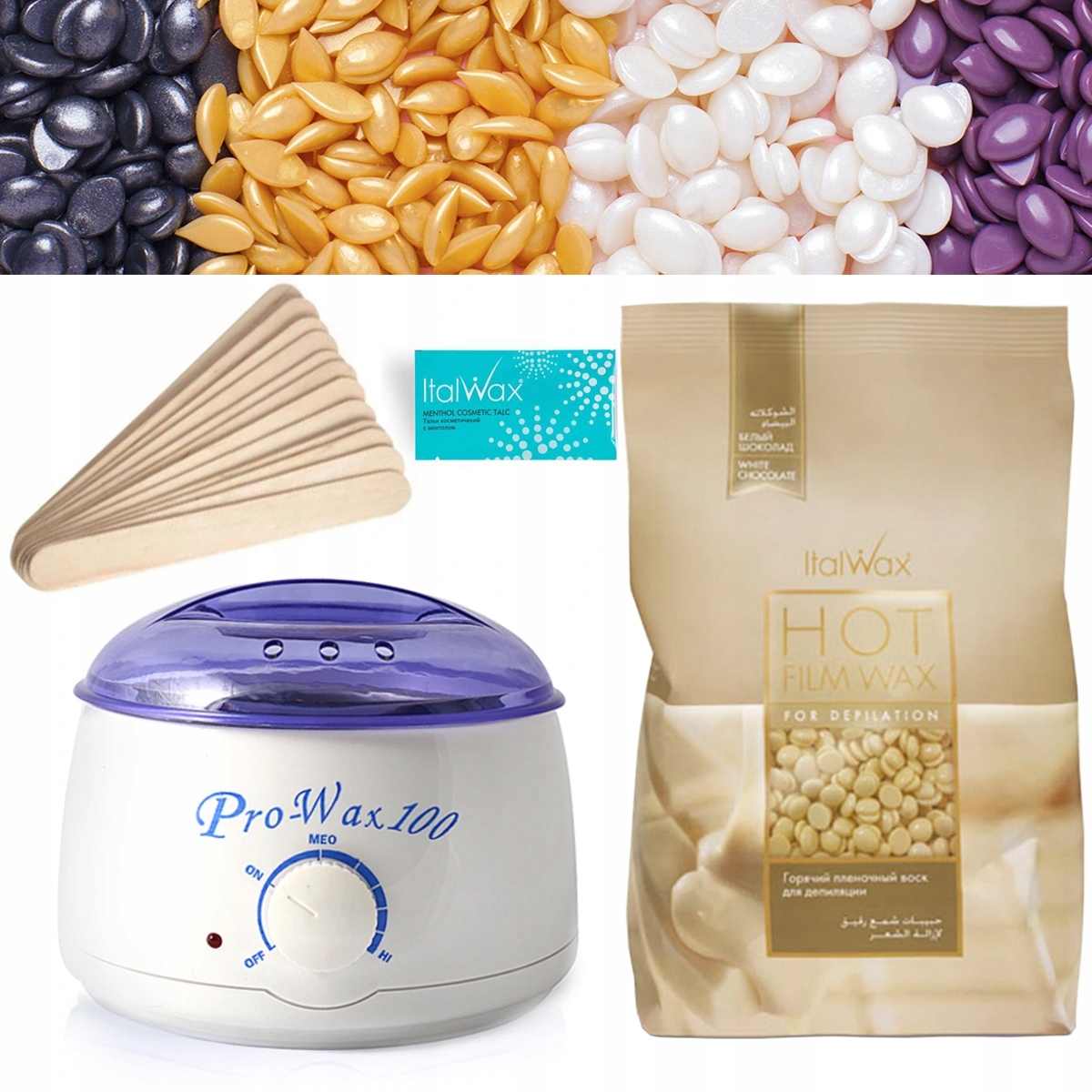 

Zestaw Wosk Twardy white choco Podgrzewacz 100W