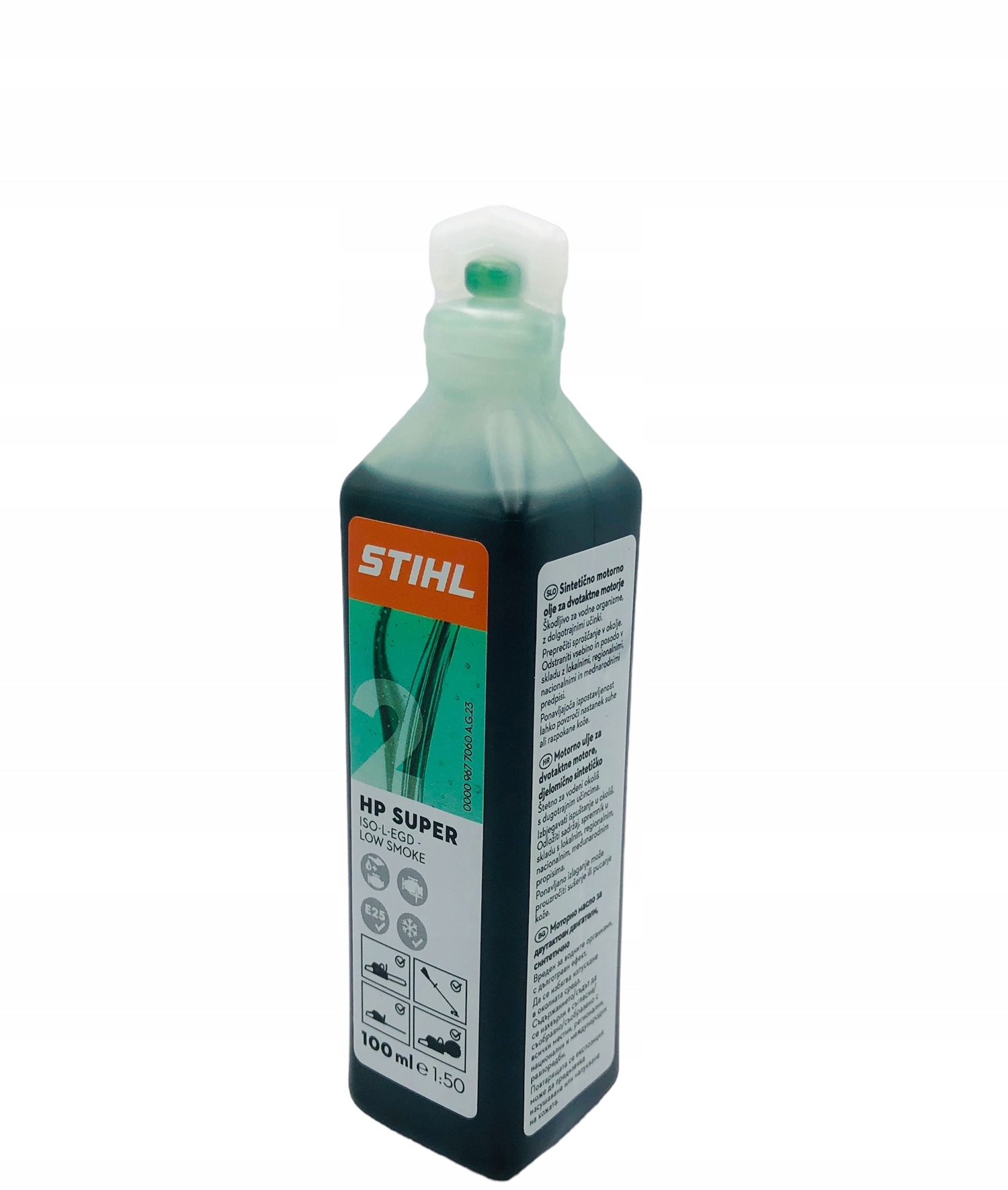 OLEJ STIHL HP SUPER 100ml DO PIŁY PILARKI SPALINOWEJ MAŁO DYMIĄCY