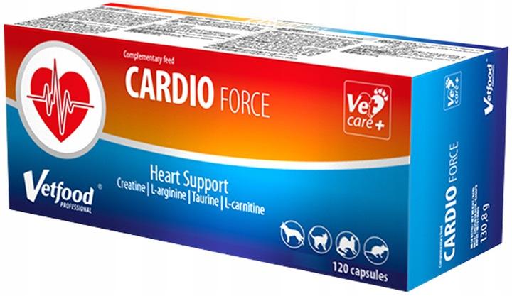 Vetfood Cardioforce 120 kapslí Srdce Pes Kočka