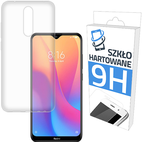 

Etui Slim + Szkło Hartowane do Xiaomi Redmi 8