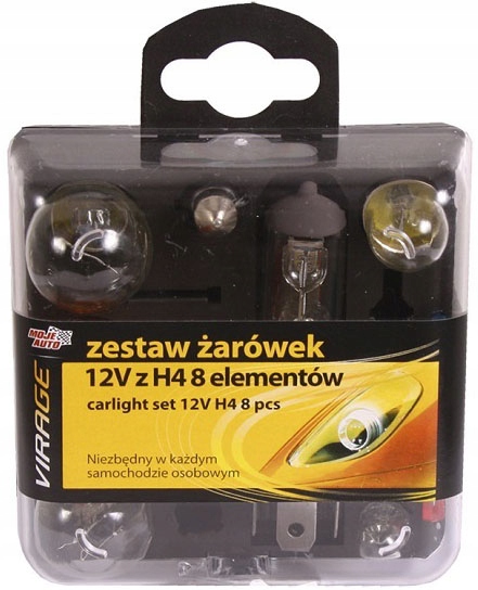 

Moje Auto Zestaw Żarówek 12V Z H4 8 Elementów