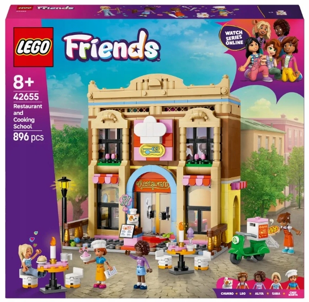 Lego Friends – Restaurace a škola vaření – 42655