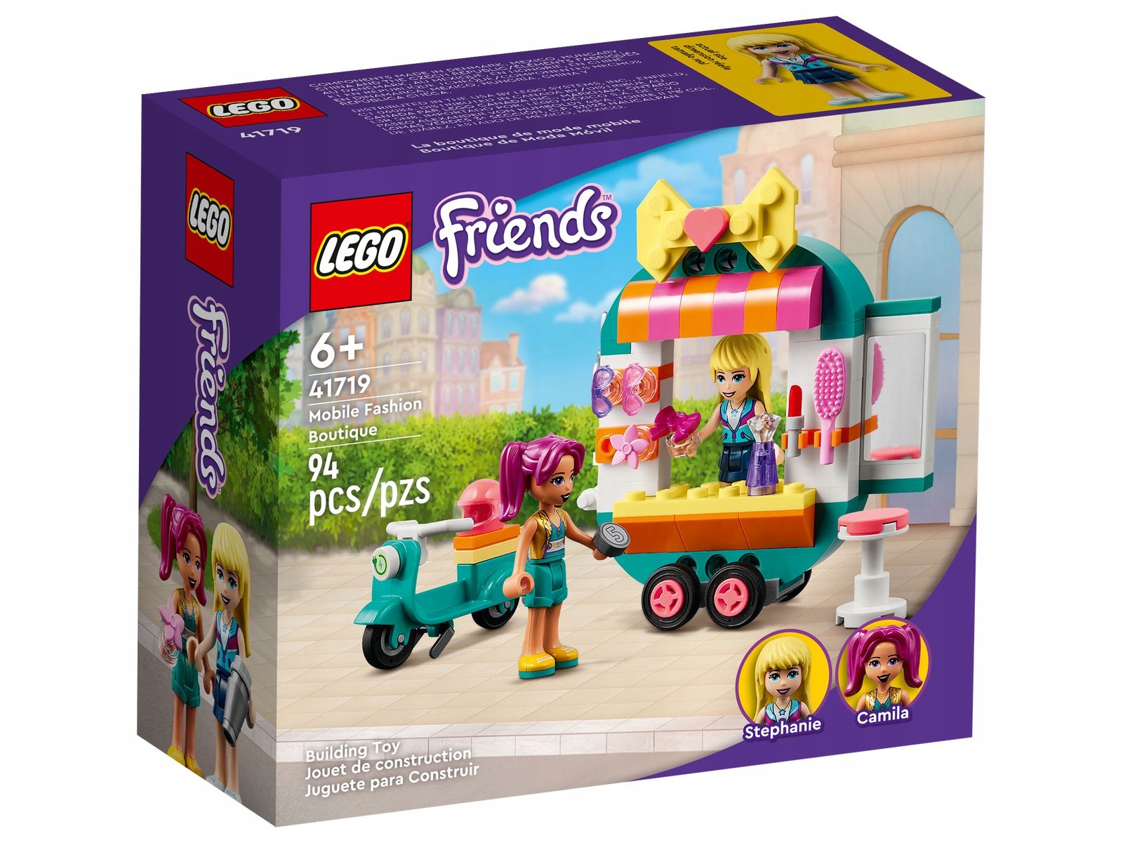 Lego Friends 41719 Mobilny butik Fryzjerka Kosmetyczka Nowe