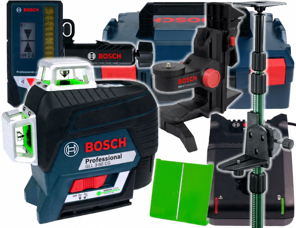 

Laser Gll 3-80 Cg Bosch Uchwyt Tyczka LR7