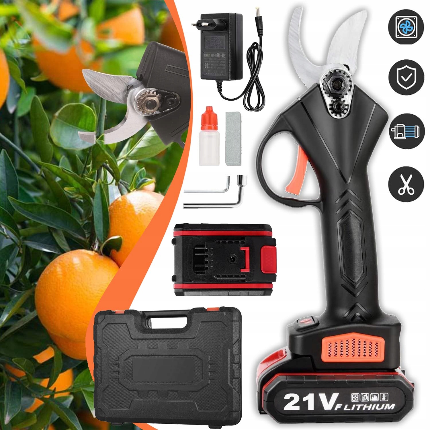 Bezdrátové Elektrické Nůžky, Profesionální Nůžky Na Stříhání