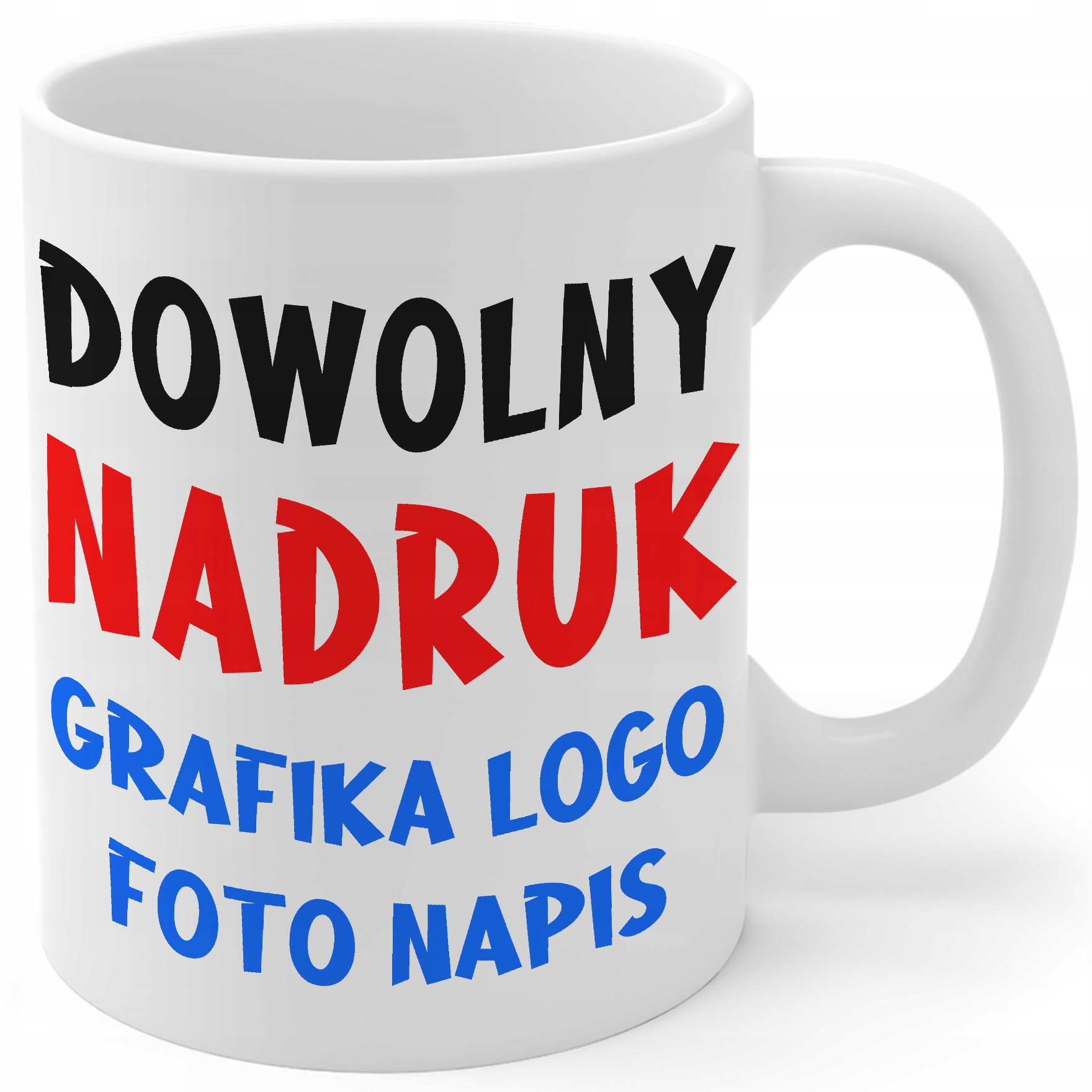 12x Kubek Z Własnym Foto Zdjęciem Nadrukiem Logo Grafiką Reklama