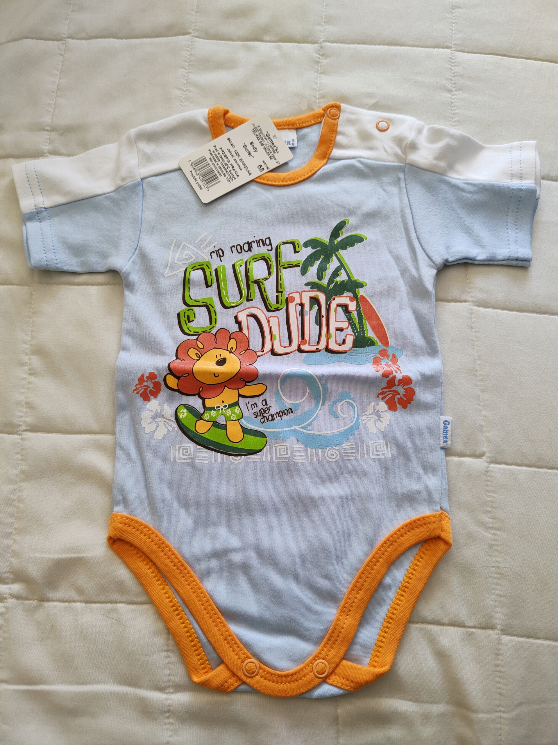 

nowe body Gamex Surfer roz 68 cm 100% bawełna