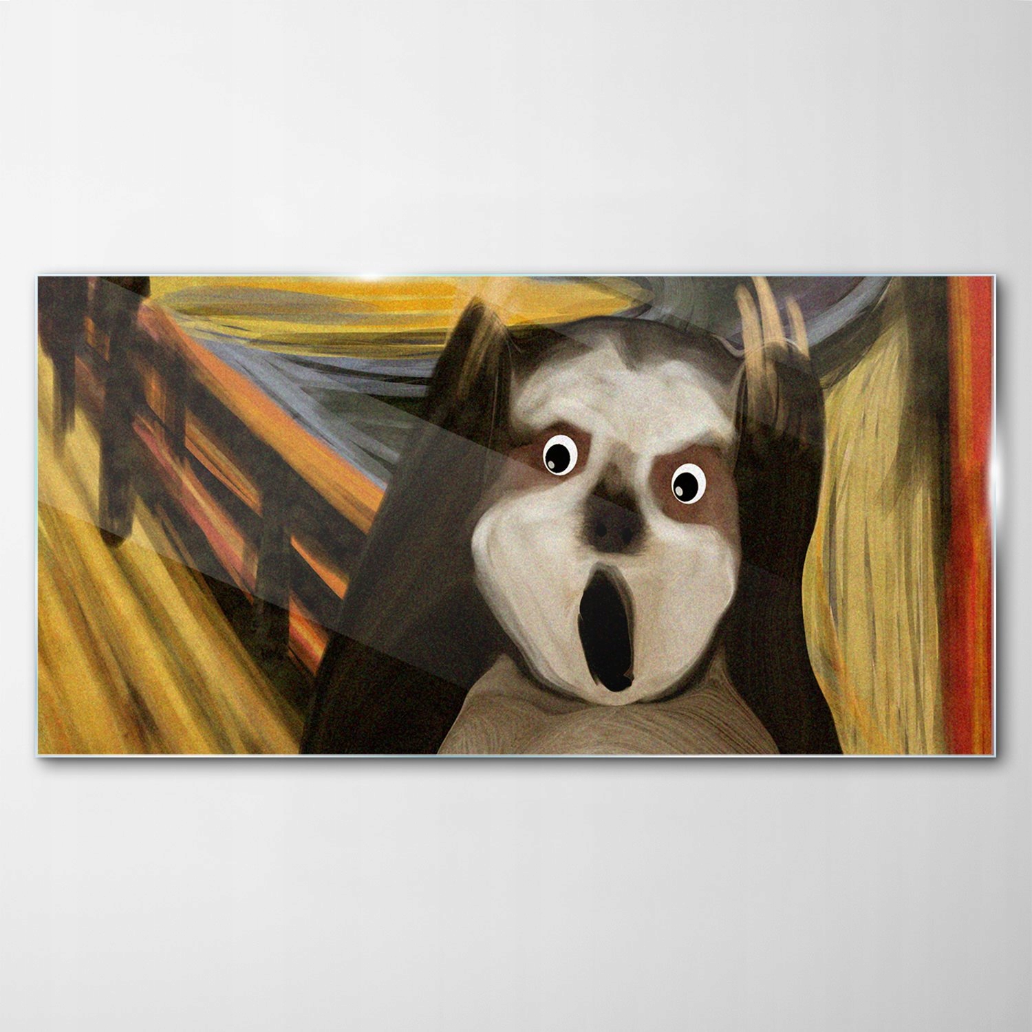 

Hartowany Obraz Szklany Krzyk Art Sztuka 140x70