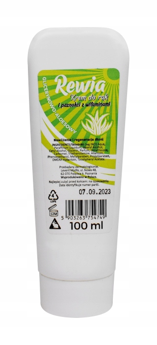 

Rewia Aloesowy Pielęgnujący krem do rąk 100ml