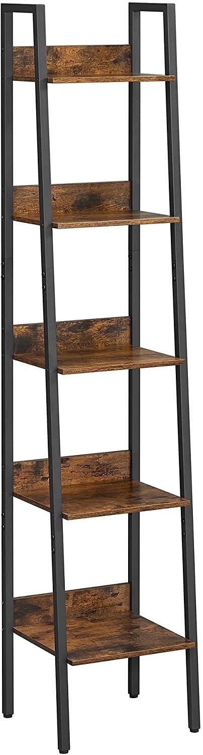 

Wąski Regał Loft Industrialny Retro Drabinka