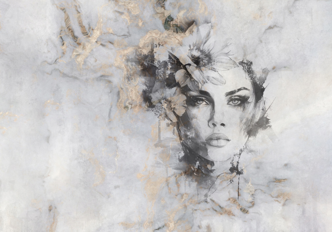 Fototapeta Dievča z mramoru 400x280 cm štruktúra 350 g