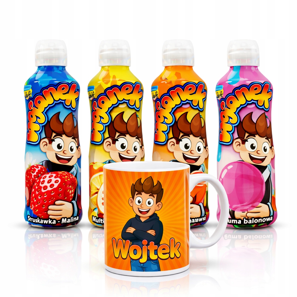 Levně Wojanek Válečky Všechny Příchutě 4x500 ml hrnek s jménem Bonus!