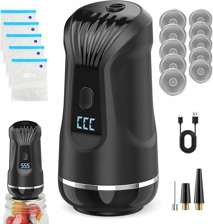 Vakuová Svařovačka Potravin Balící Stroj Na sklenice a sáčky s příslušenstvím