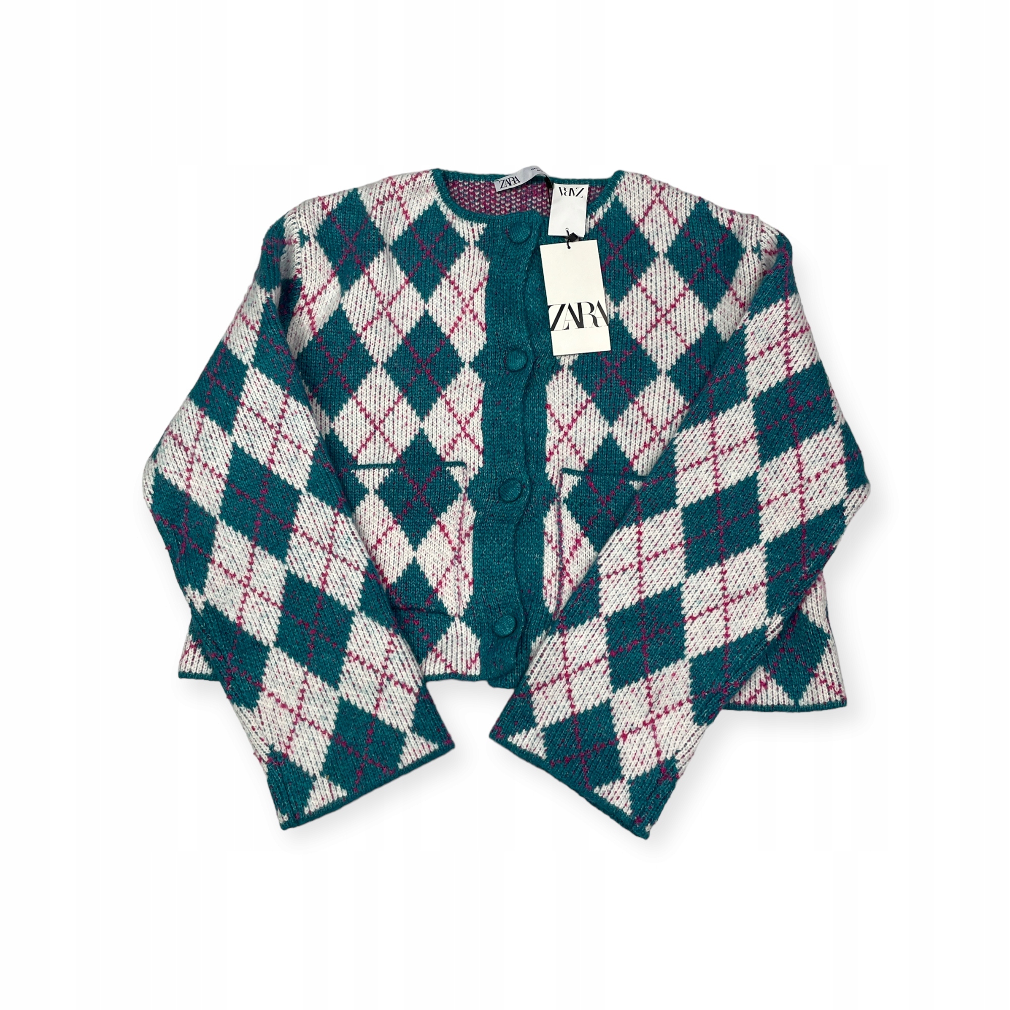 Dámský rozepínací teplý svetr Zara L