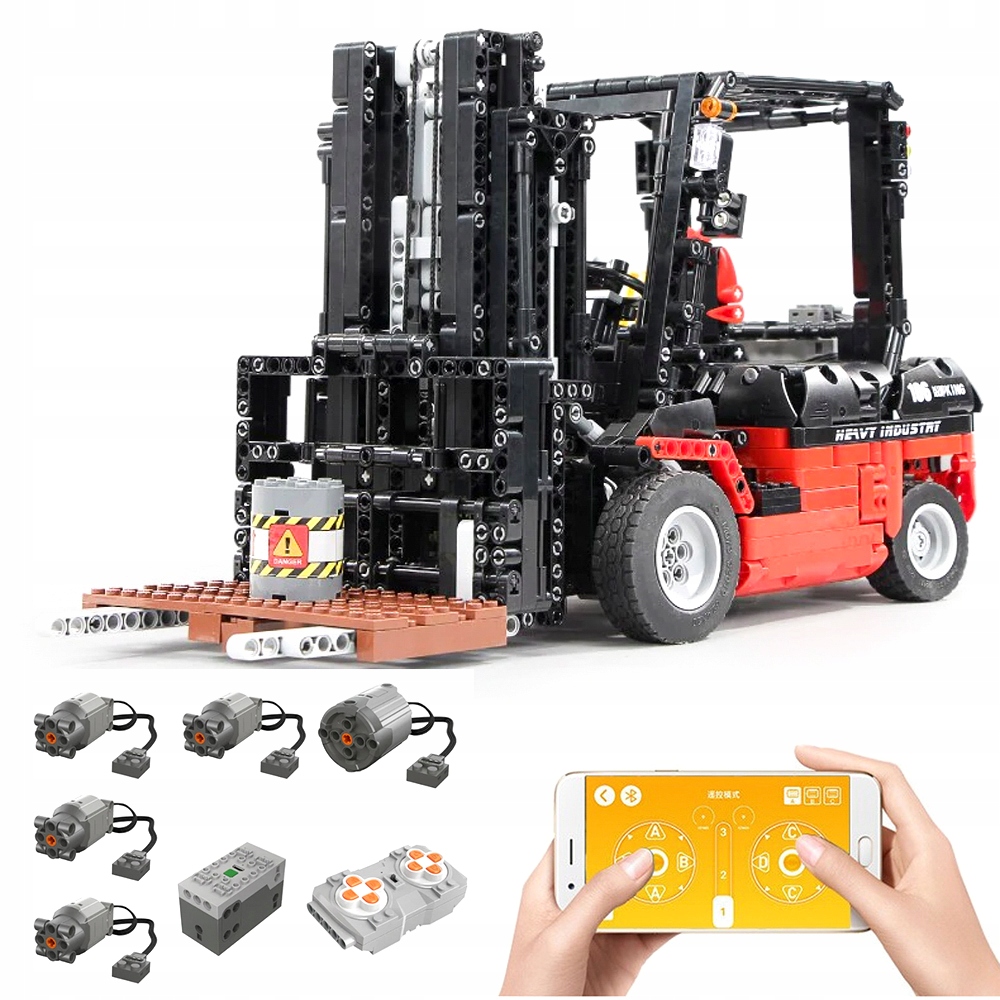 

Klocki Technic Wózek Widłowy Sterowany na Pilota