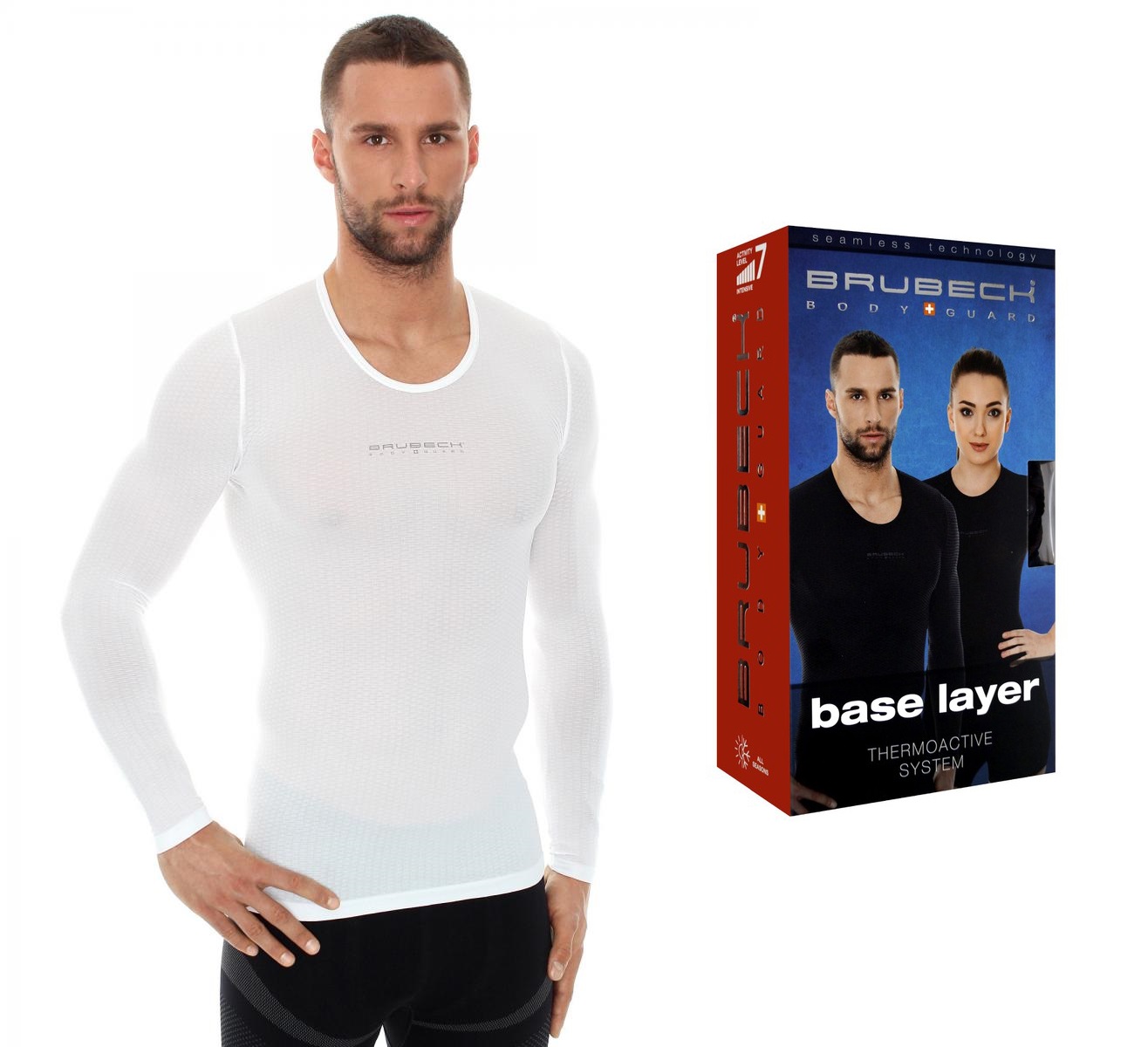 Brubeck Base Layer koszulka potówka Elastyczna Dopasowana Sportowa
