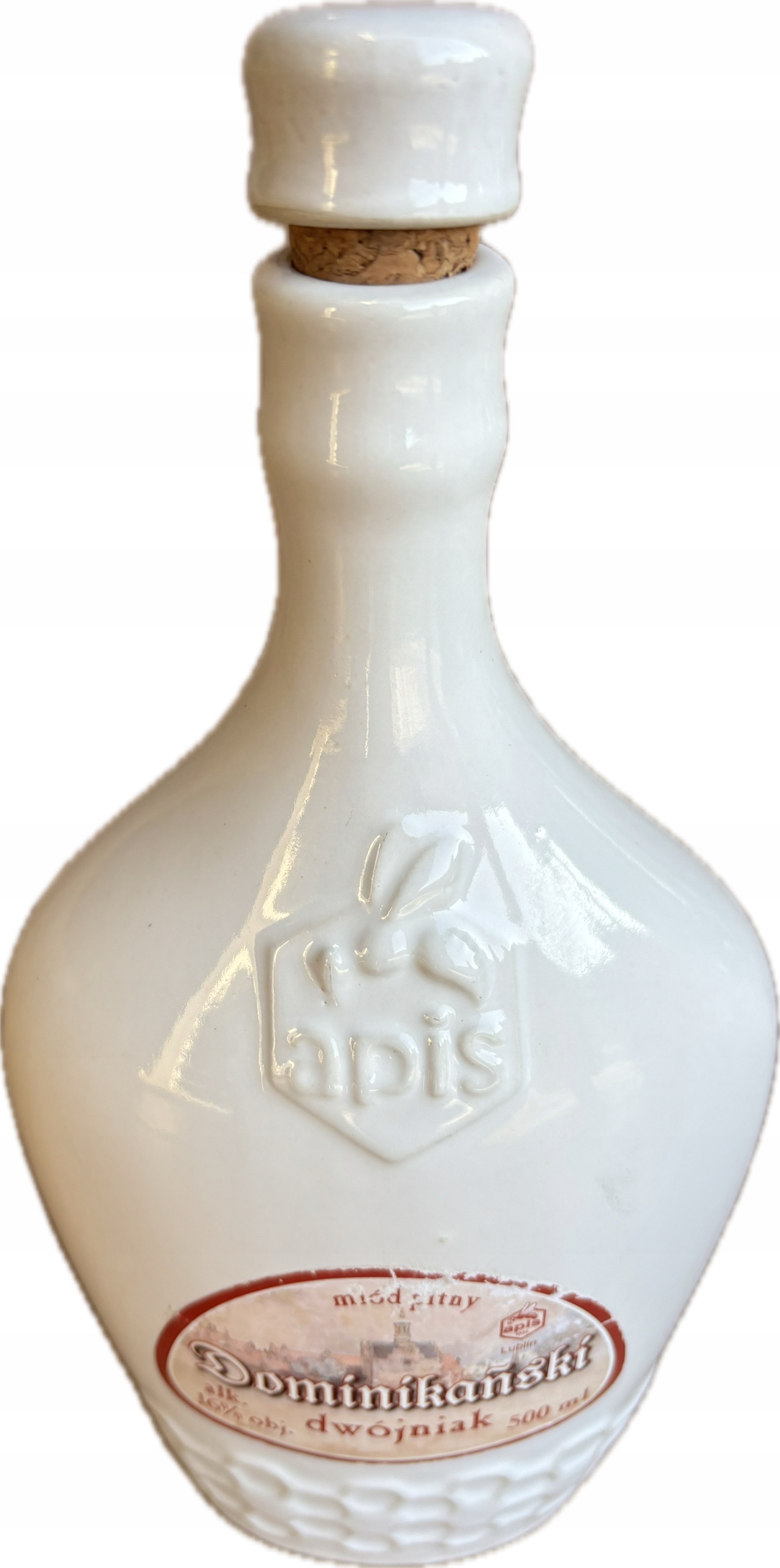 ceramiczna butelka na miód pitny