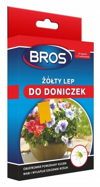 

Lep do doniczek 10 sztuk żółty Bros