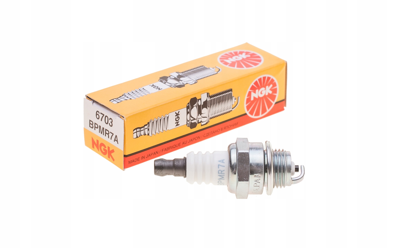 ŚWIECA ZAPŁONOWA NGK BPMR7A Z REZYSTOREM PIŁY KOSY