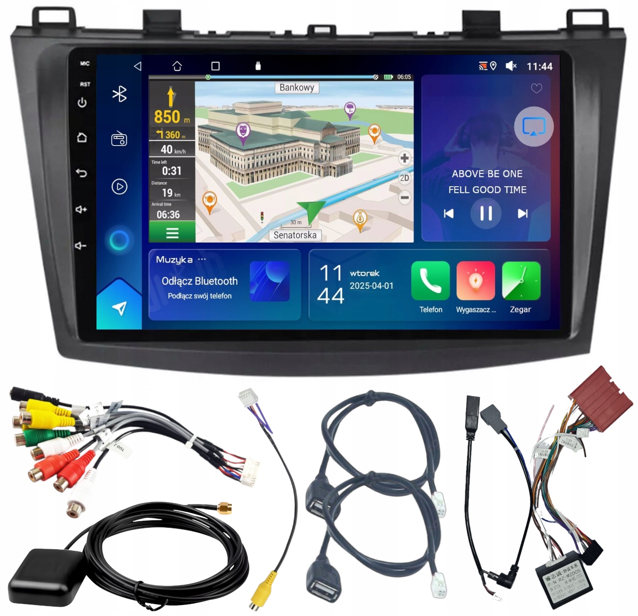 Autorádio Gps Mazda 3 2010-2013 Wifi Carplay Usb 2GB 64GB