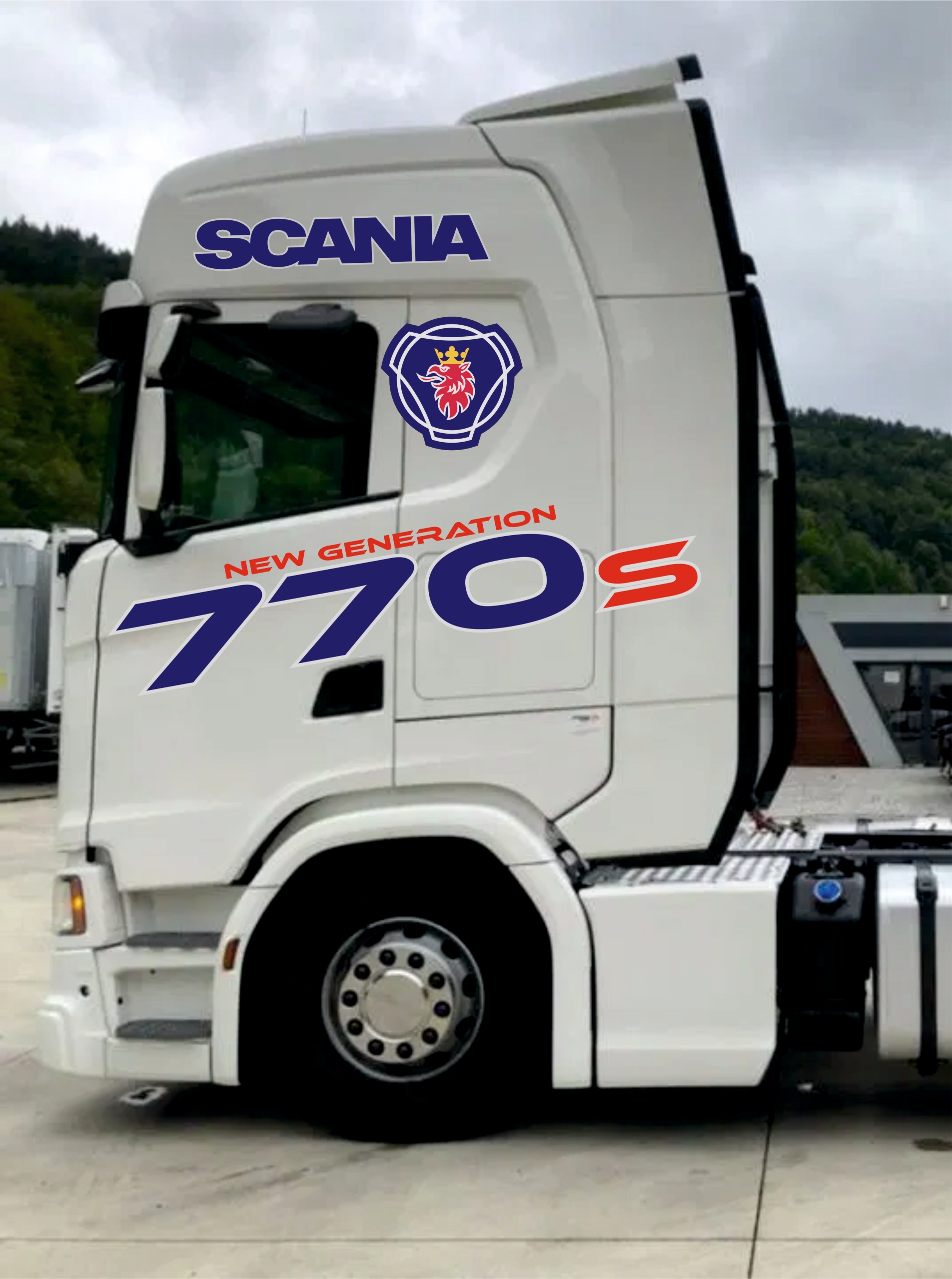 NAKLEJKI SCANIA NEW MODEL WZÓR 24