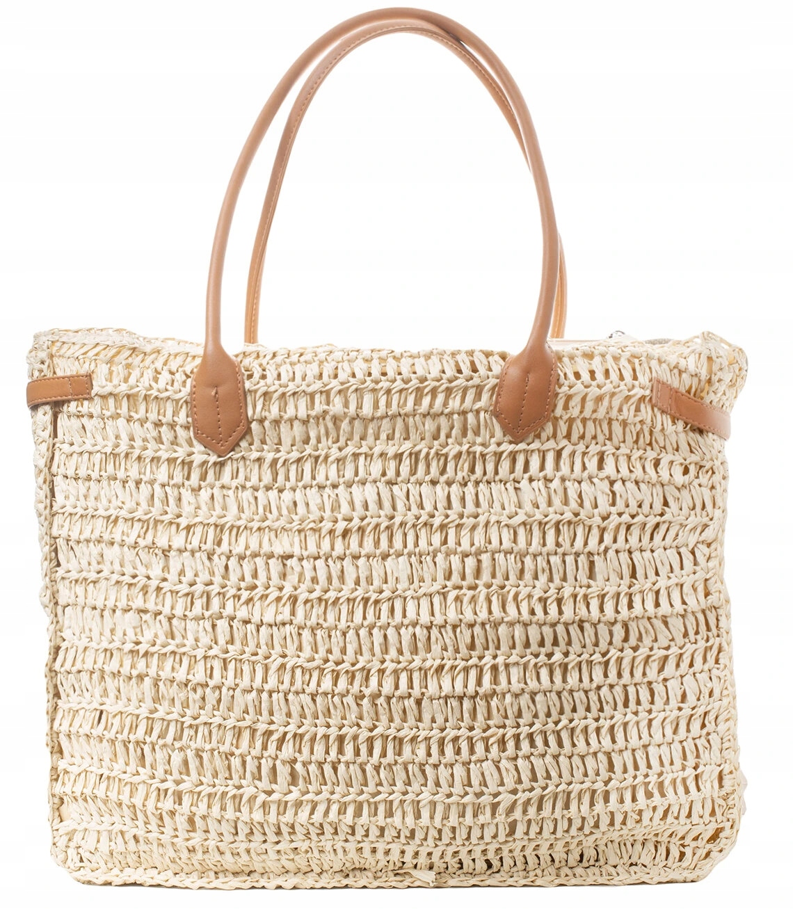 Velká letní taška, pletenina, jednoduchá shopperka