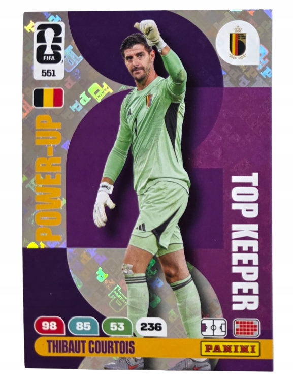 Karty Piłkarskie Panini World Cup 2026 Top Keeper 551 Thibaut Courtois